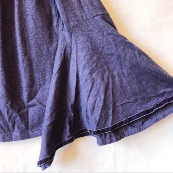 LOFT Velvet Trim Off Shoulder Bell Sleeve Top - Picture 4 of 7